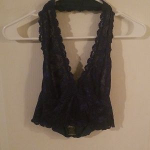 Beautiful dark midnight blue NWOT BRALETTE